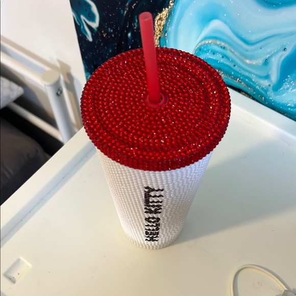 Hello Kitty White and Red Rhinestone Cup - Picture 3 of 5